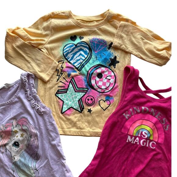 4t Girls Lightweight Clothing Bundle Colorful Everyday Wear Bundle and Save Kids - Picture 6 of 8